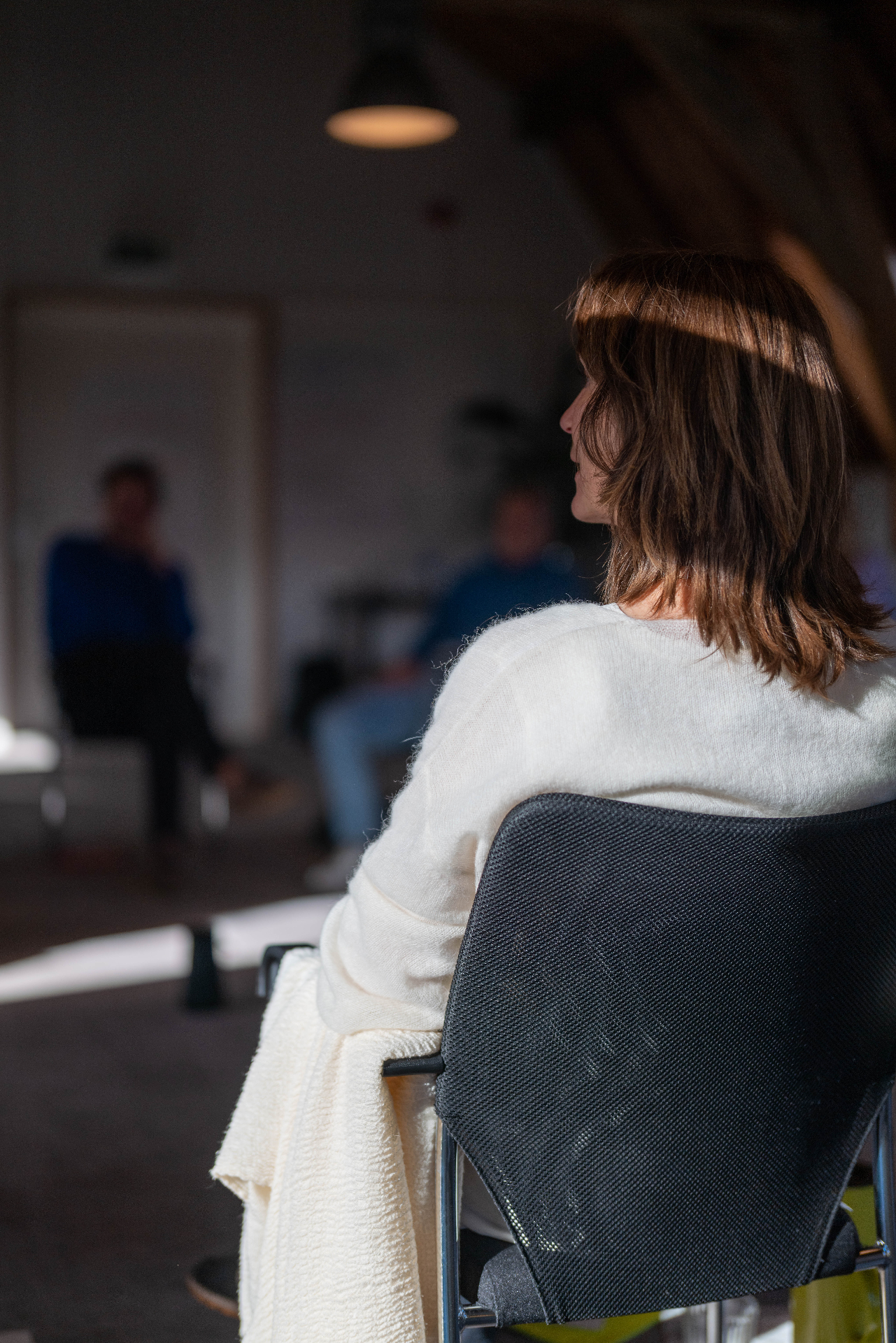 Participant reflecting during the program